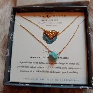 Luna Norte Turquoise Necklace Set